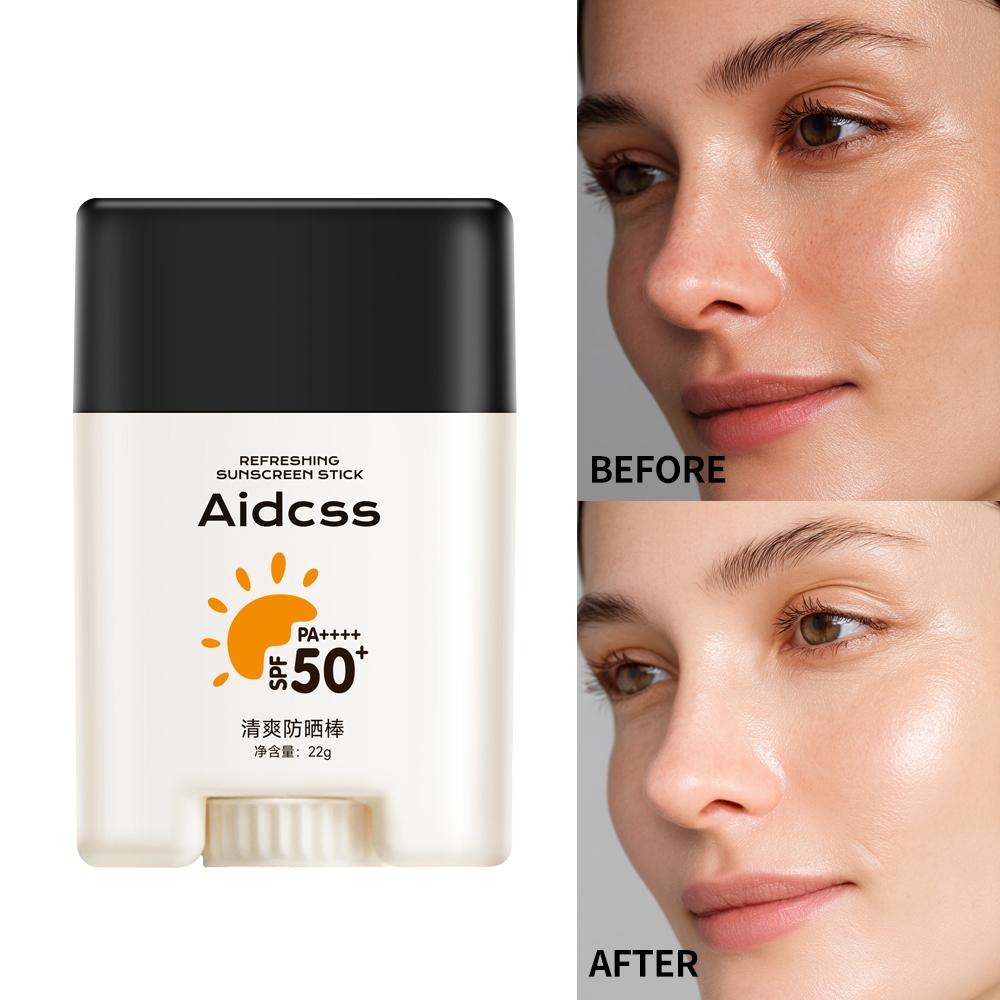 Refreshing sunscreen stick SPF50+ anti-ultraviolet body moisturizing non-stick sunscreen