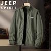 JEEP SPIRIT Men's Casual Stand Collar Outdoor Jacket