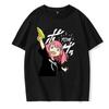 Y2k Shirt Anya Forger spy x family Anime T Shirt Kawaii Cartoon Mens/Women Tops Harajuku Unisex Fashion Streetwear Manga Tshirt