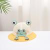 Sweet Korean Style Cartoon Frog Bucket Hat Breathable Mesh Baby Sun Protection Hat Streetwear Cotton Children Fishman Hat Spring