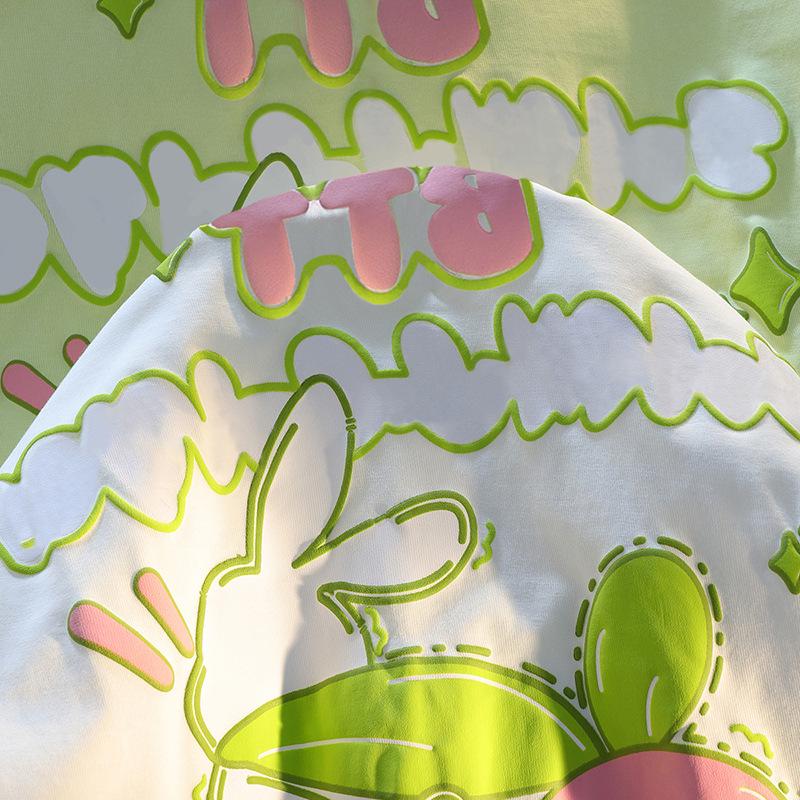 Women's Summer Loose-Fit Cotton Vintage T-Shirt