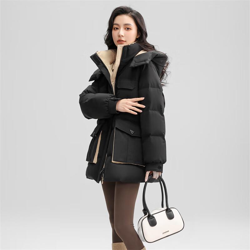 

Женский пуховик средней длины YAYA 165/L