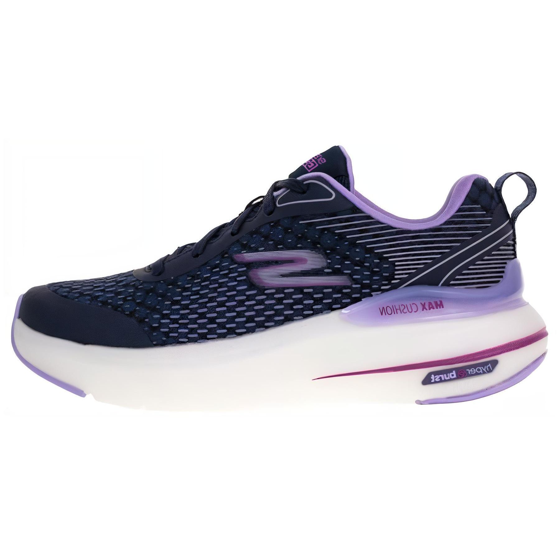 Skechers Удобные Амортизирующие Прочные Низкие Беговые Кроссовки Женские Кроссовки Фиолетовые 129293-NVLV 36