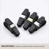 Carbon Fiber Car Sunglasses Clip – Multi-Function Eyewear & Bill Holder with Double-Headed Design for Cars