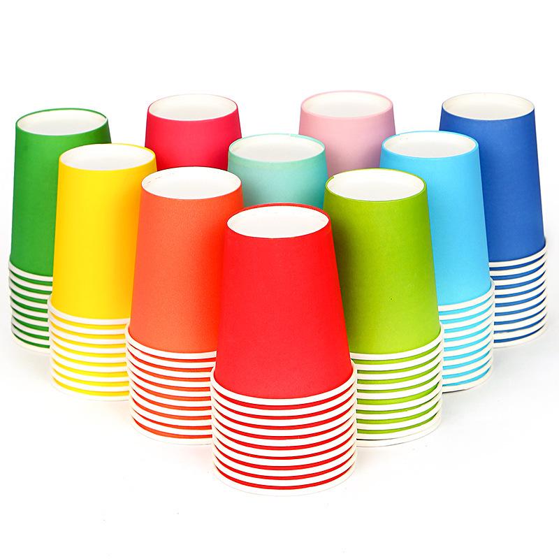 Children's DIY Craft Kit: Eco-Friendly Color Paper Cups for Kindergarten Art Projects