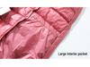 Women's Lightweight Sleeveless Down Vest: Short Round Neck, Autumn/Winter, Plus Size.