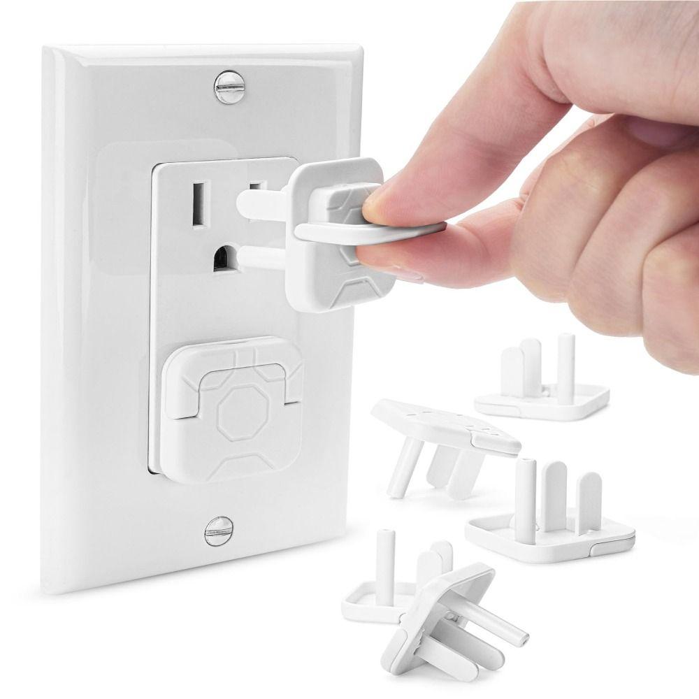 10Pcs Child Proof Socket Protector Baby Safety Plug  Home Nursery Bedroom Living Room Baby Safety