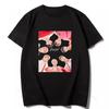 Kpop Yoo Kihyunshownu Korea Star Hot Sale Short Sleeve Popular T Shirt Crewneck Hiphop Versatile Style Fashion Unisex Tee