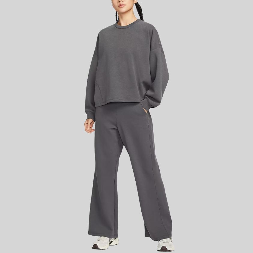 Nike Dri-Fit 24.7 Impossibly Soft Solid High-Waisted Soft Comfortable Casual Pants Women bottoms HQ8608036