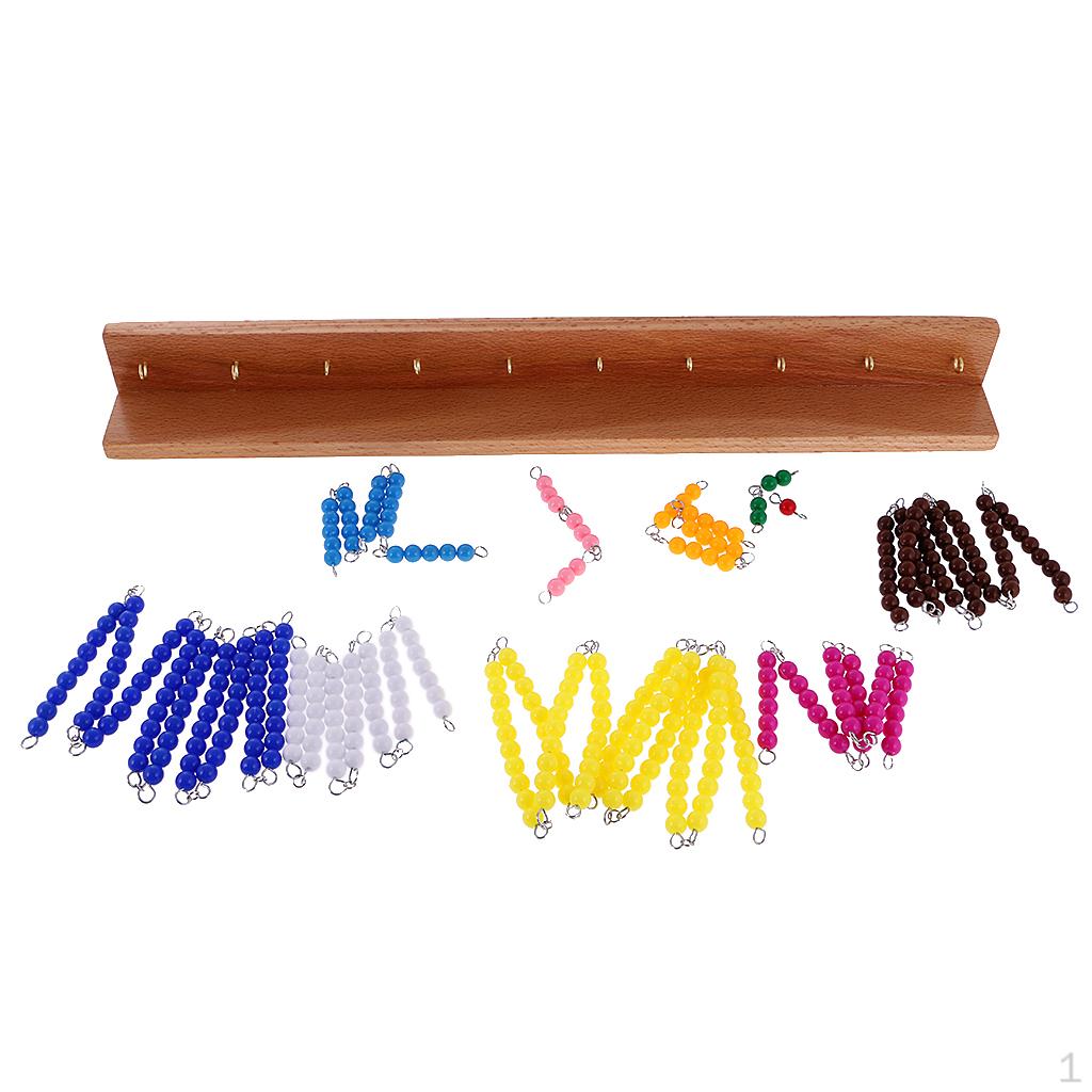 Beads Chain Hanging for children montessori Math Early Learning Toy