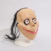 Neue Halloween Horror Maske mit langen Haaren Lustige Maske V-förmige Mundmaske Weibliche Geistermaske Rollenspielmaske Halloween Requisite