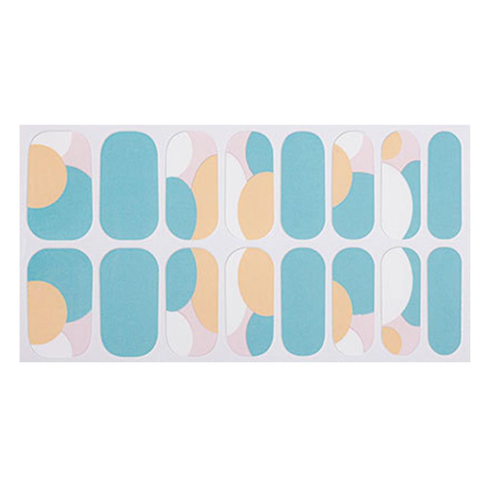 French Tip Nail Sticker Glittering Nail Polish Stickers Flowers Gels Nail Strips Nail Art Decortions Manicures Supplies