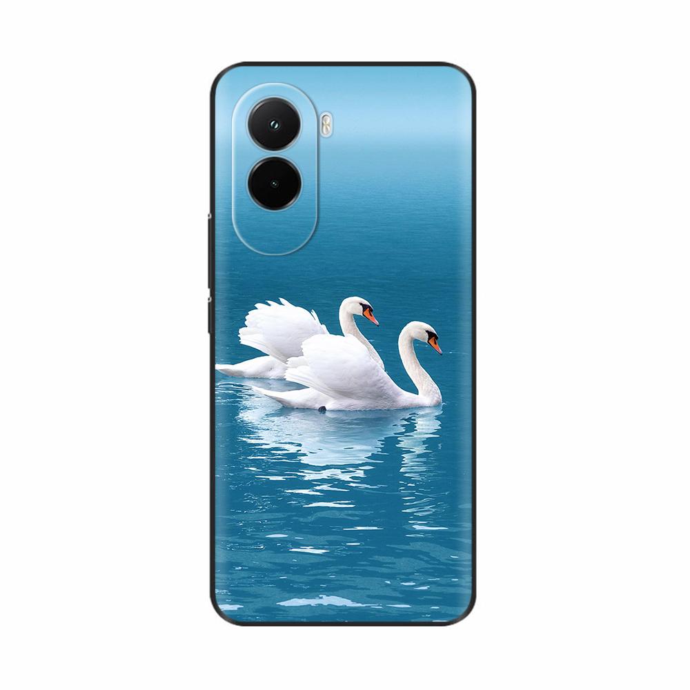 For Xiaomi Poco M7 4G Case Painting Floral Soft Silicone Protective Bumper Cover For Xiaomi Pcoc M7 Pocom7 4G Cases Capa Fundas