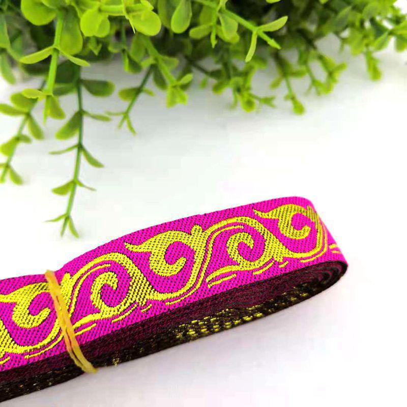 Spitzenbesatz aus Stoff mit ethnischem Wolkenmuster, 2 cm, für DIY-Cosplay-Accessoires