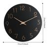 Minimalist Style Silent Clock Non Ticking Digital Clock Decorative Scale Clock  Office Use