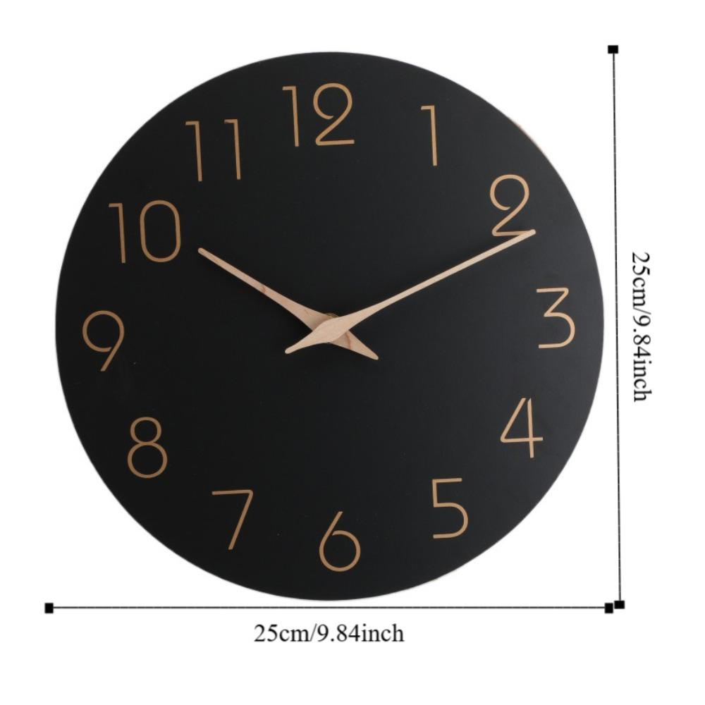 Minimalist Style Silent Clock Non Ticking Digital Clock Decorative Scale Clock  Office Use