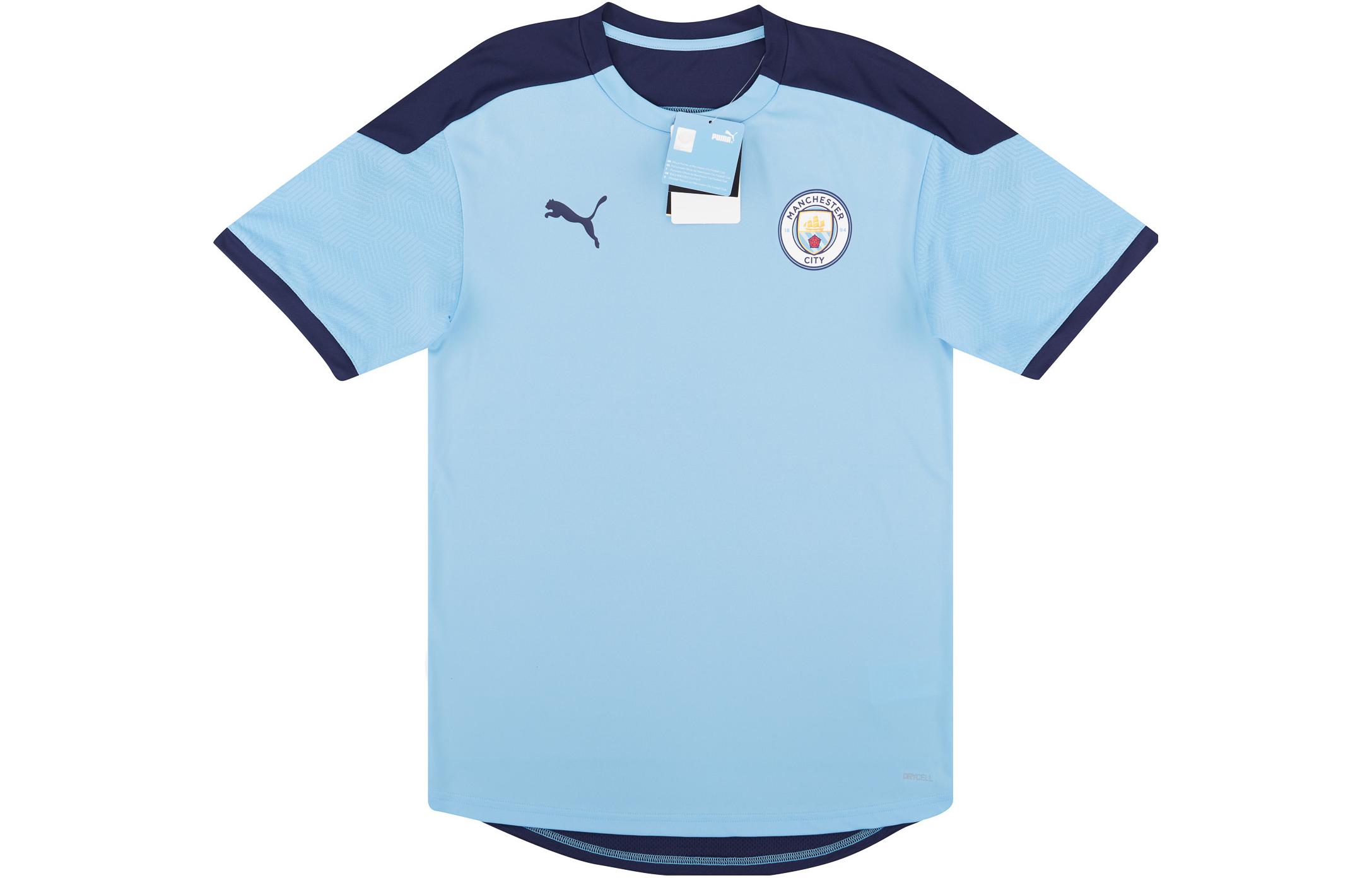 PUMA Manchester City Training T Shirt Men s Blue 757878-01 S
