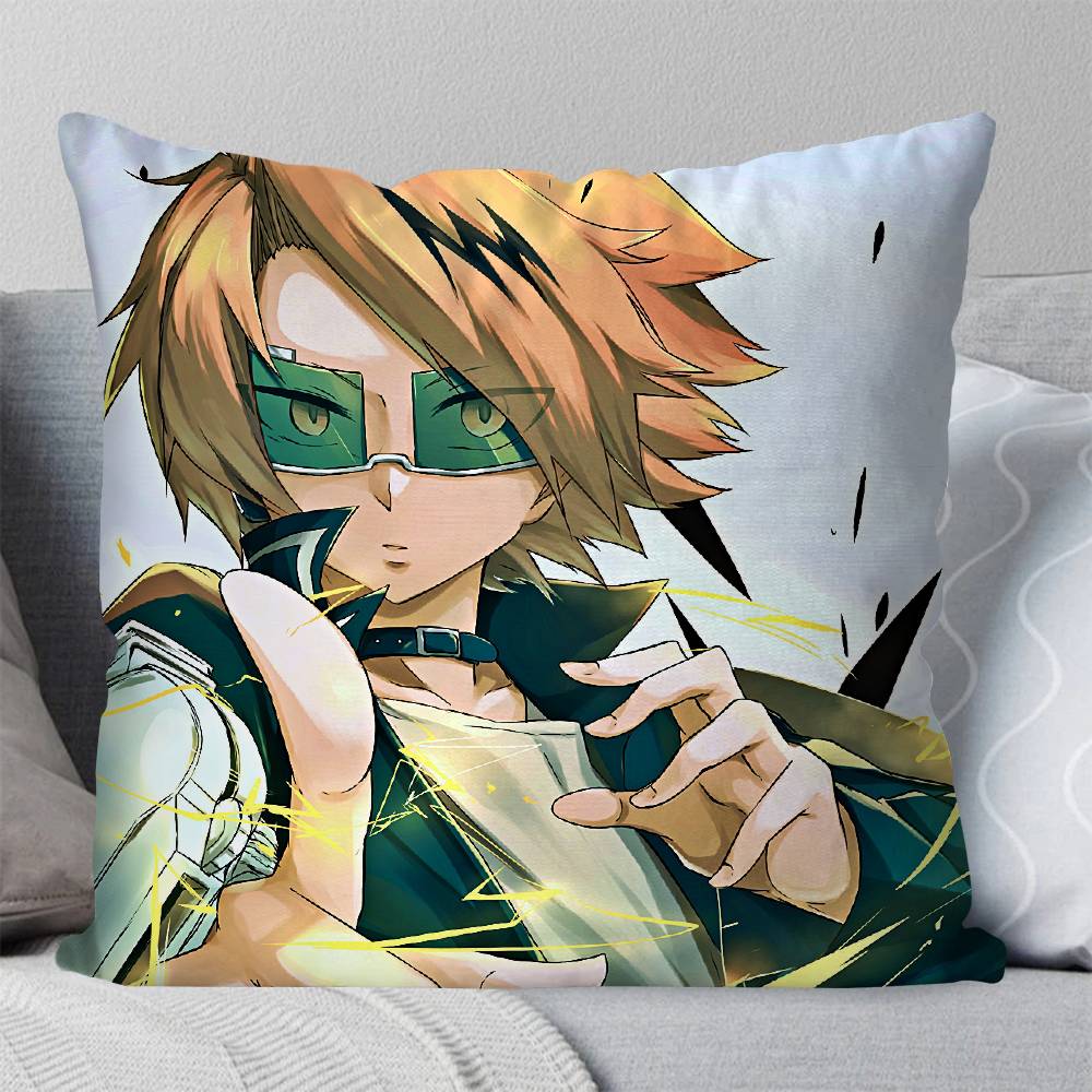 My DHero CAcademia Kaminari Denki Pillow Case Fashion Square Pillowcase Bedroom Sofa Room Ins Decoration Leisure