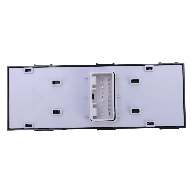 Window Control Assembly for Daily Driving Repair, ABS Housing, Lock-Button Function, Original-Position Replacement Style for Door Service