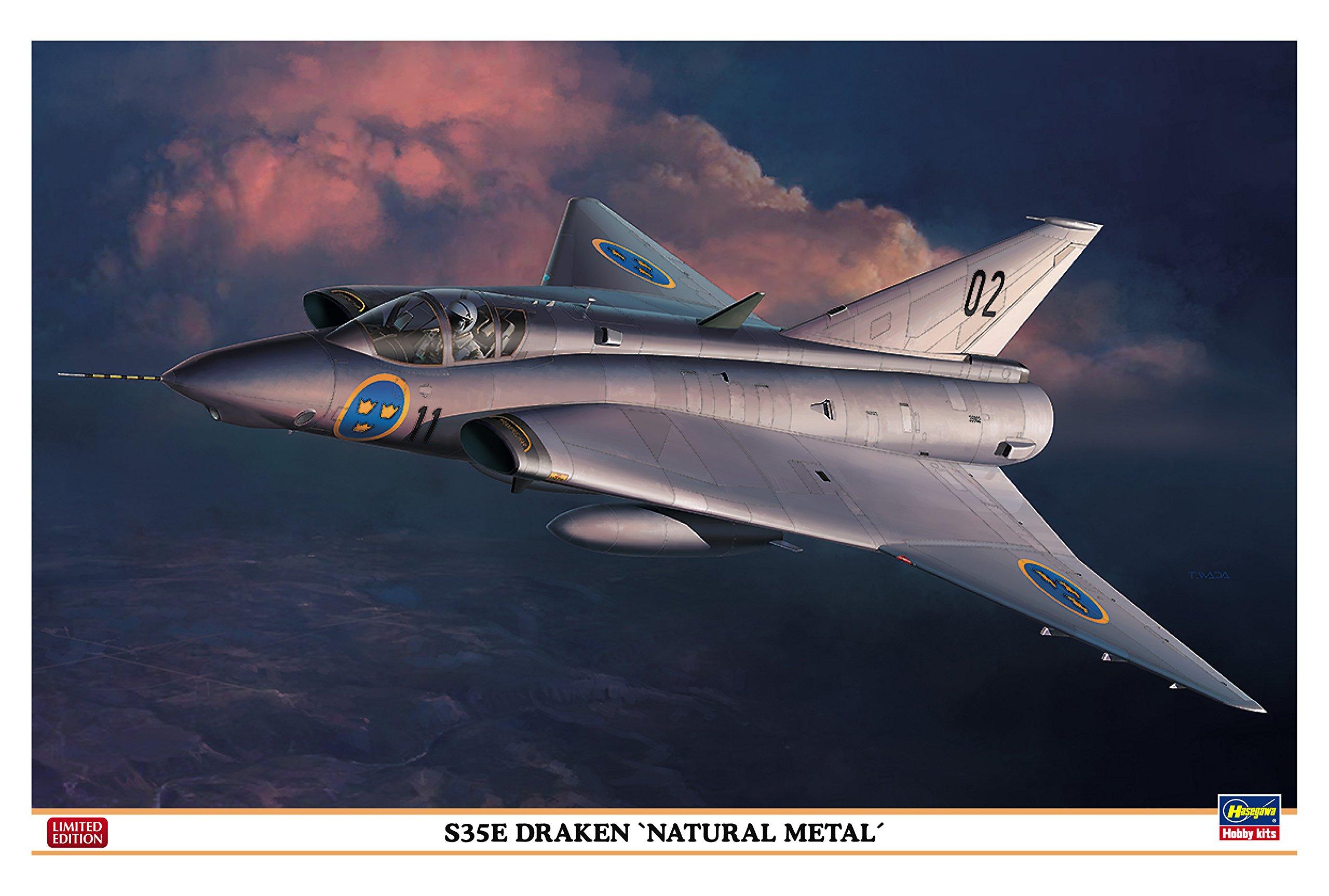 

Hasegawa 07407 S35E Draken 1/48 ``Natural Metal