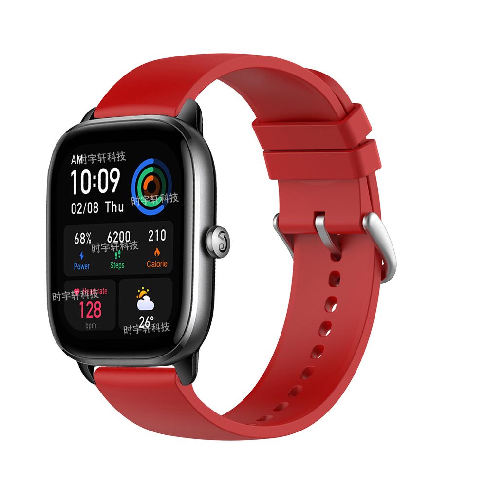 20mm řemínek pro Amazfit Active/GTS 4 2 Mini/GTS 3 2E silikonový náramek pro Amazfit GTR Mini/42mm řemínek na hodinky náramek