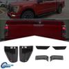 Blackened Taillight Fog Light Turn Signal Light Lamp Trim Kit For Ford F150 21+