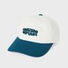 ThIs Is Never That Bold Logo Cap White Blue