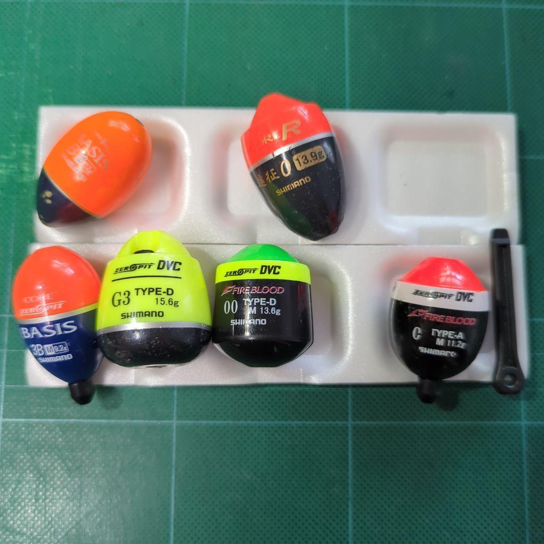 Used Shimano Zero Pit Float Set of 6