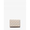 Michael Kors Greenwich Flap Trifold Extra Small Mk Signature 35f5ggrd0b150 Vanilla