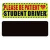 Novice Intern Driver Car Sticker Magnetic Reflective Sticker Popular New+river Novice Car Sticker