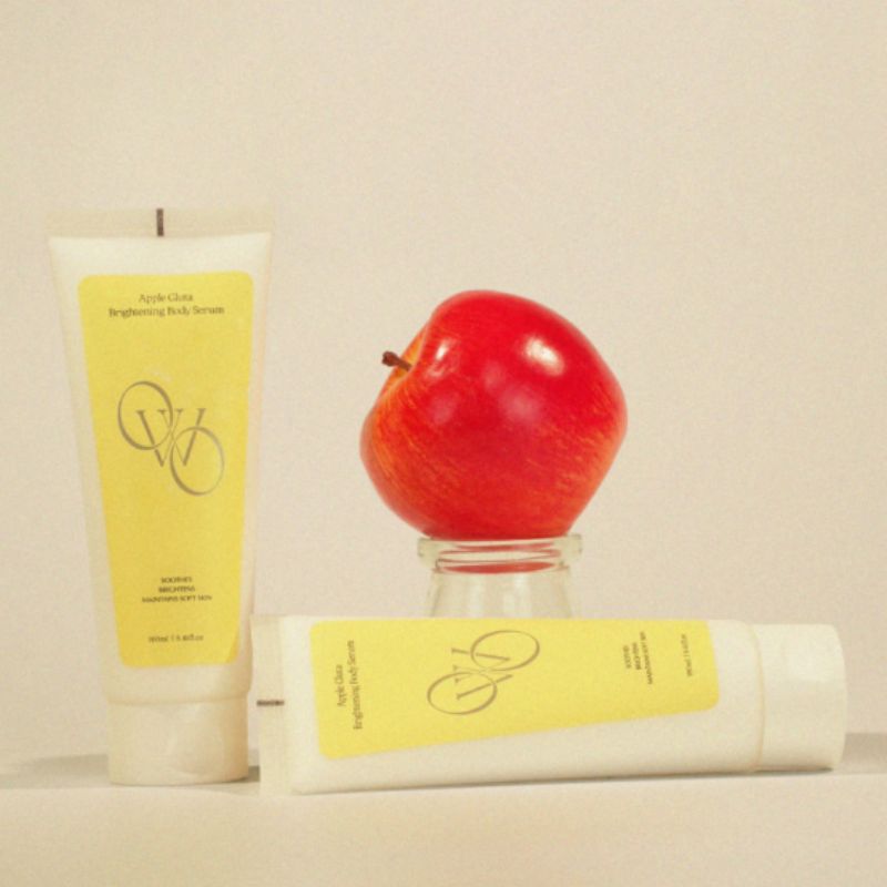 OHWONDER Apple Vinegar Apple Gluta Exfoliating Brightening Body Care 3 Set Body Wash 300ml + Serum 160ml + Tonic 160ml