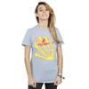 DC Comics Womens/Ladies The Flash Lightning Bolts Cotton Boyfriend T-Shirt