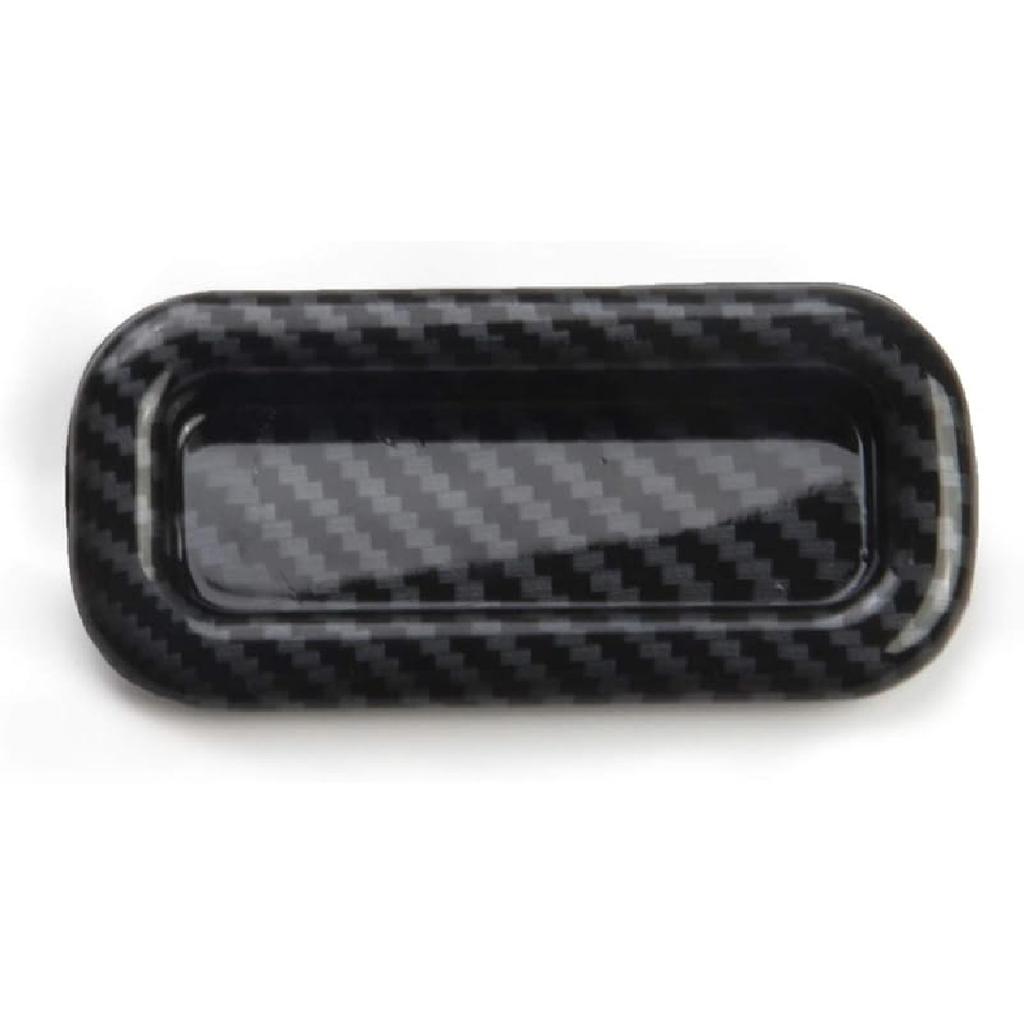 Car Steering Wheel Cover Trim Interior Decoration Accessories Carbon Fiber Look for Dodge Challenger Charger GT RT Hellcat Daytona 2015-2021