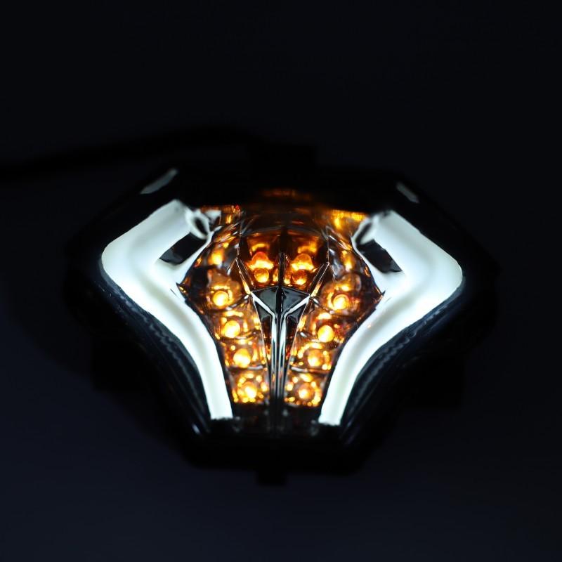 For YAMAHA MT07 FZ07 Motorcycle Turn Signal Brake Lamp MT03 YZF R3 R25 2014-2023 2021 2022 MT25 lc150 sniper150 LED Tail Light