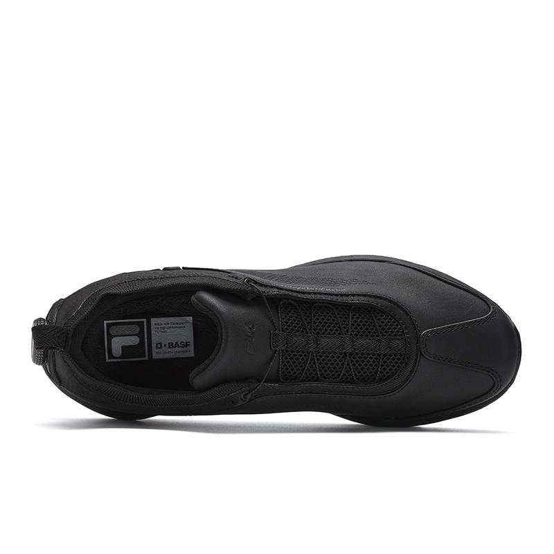 Fila Abrasion Resistant Low Top Running Shoes Men's Black A12M441118FBK