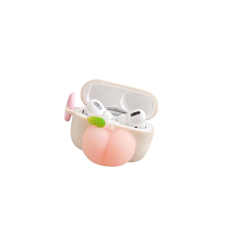 Decompression Cute Chick Airpodpro 3Rd Generation Transparent Case Airpods1/2Nd Generation Bluetooth Headset Protective Case Creative
