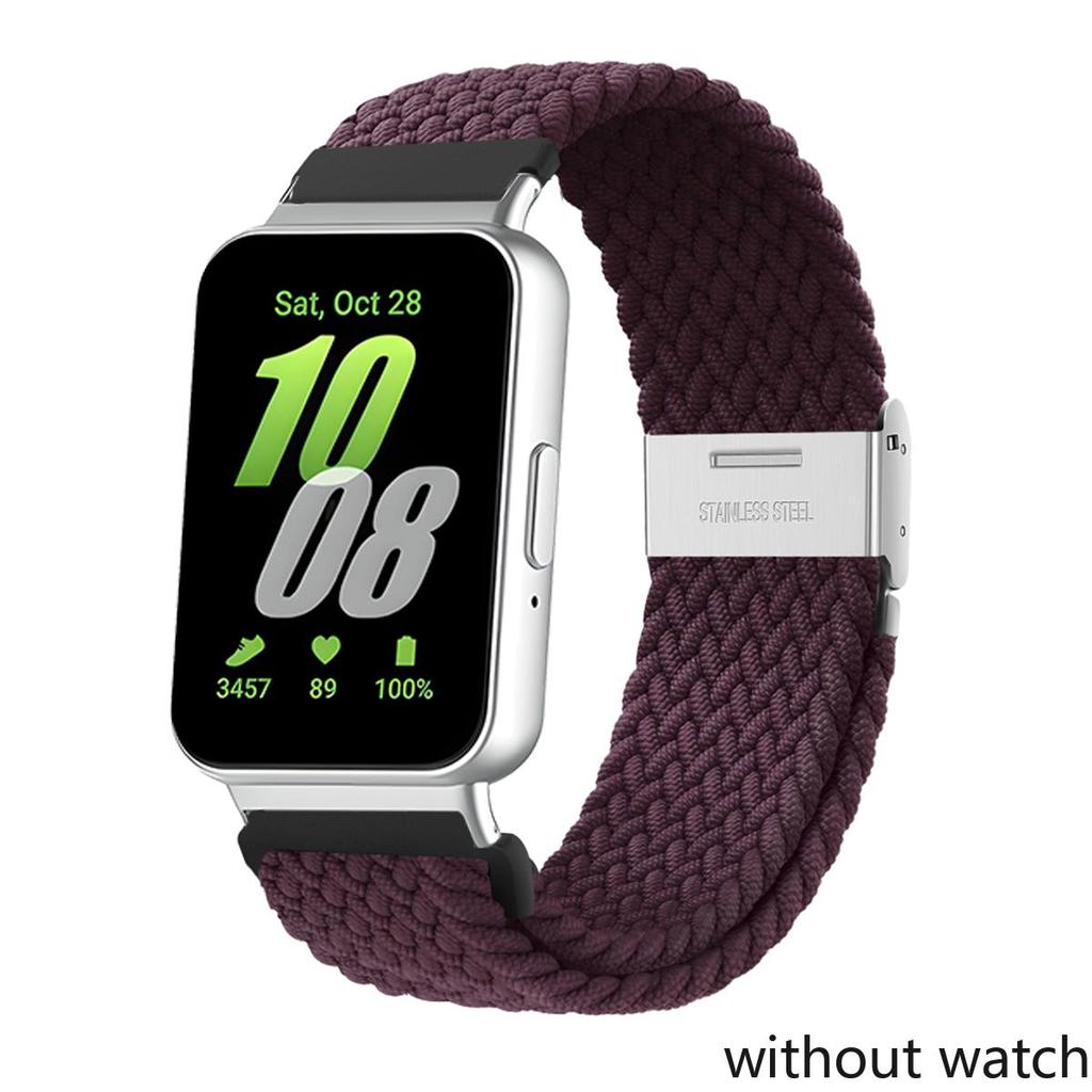 Braided Bands for Samsung Galaxy Fit 3 Sports Strap Adjustable Replacement Correa Nylon Bracelet for Samsung Galaxy Fit3 Band