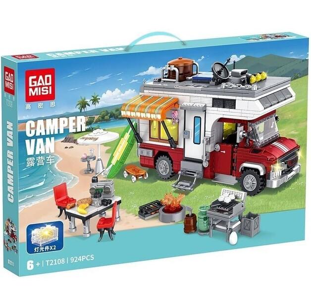 Конструктор Askato Camper кемпер, 942 детали