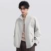 Fengxun Men's Casual Stand Collar Work Jacket