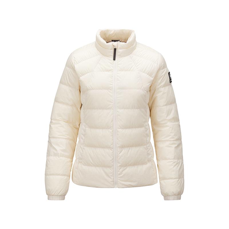 Skechers Water-Resistant Comfortable Lightweight Windproof Waterproof Warm Short Down Jacket Women outerwear Shell-Pink P424W004-03N4 M