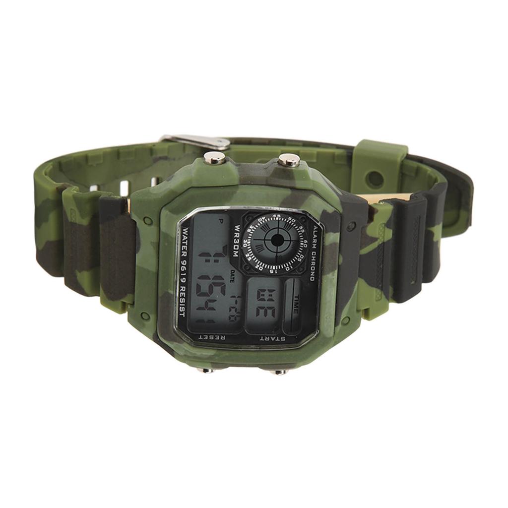 Digital Watch Multi Function Fashion   Luminous Waterproof Outdoor Sports Chronograph Watch