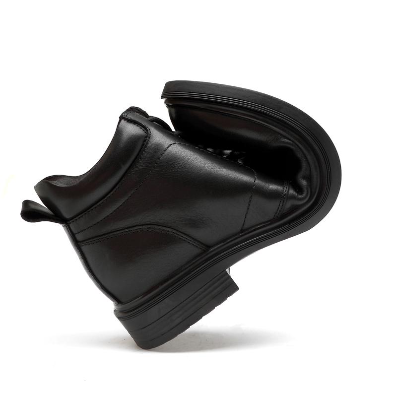 Fashion New Autumn Winter Fashion Genuine Leather Men Boots Lace-up High Top Ankle Boots Male Footwear Snow Boots Platform Casual Shoes