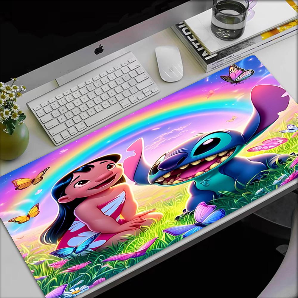 Stitch Theme Mouse Pad, Non Slip Rubber Base, Multifunctional Office & Home Decor, Perfect for Workspace Personalization.