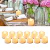 Set of 24 Flameless LED Candlelight Battery Power Lights for Wedding Party Home Decoration Candle Lamp Centerpieces