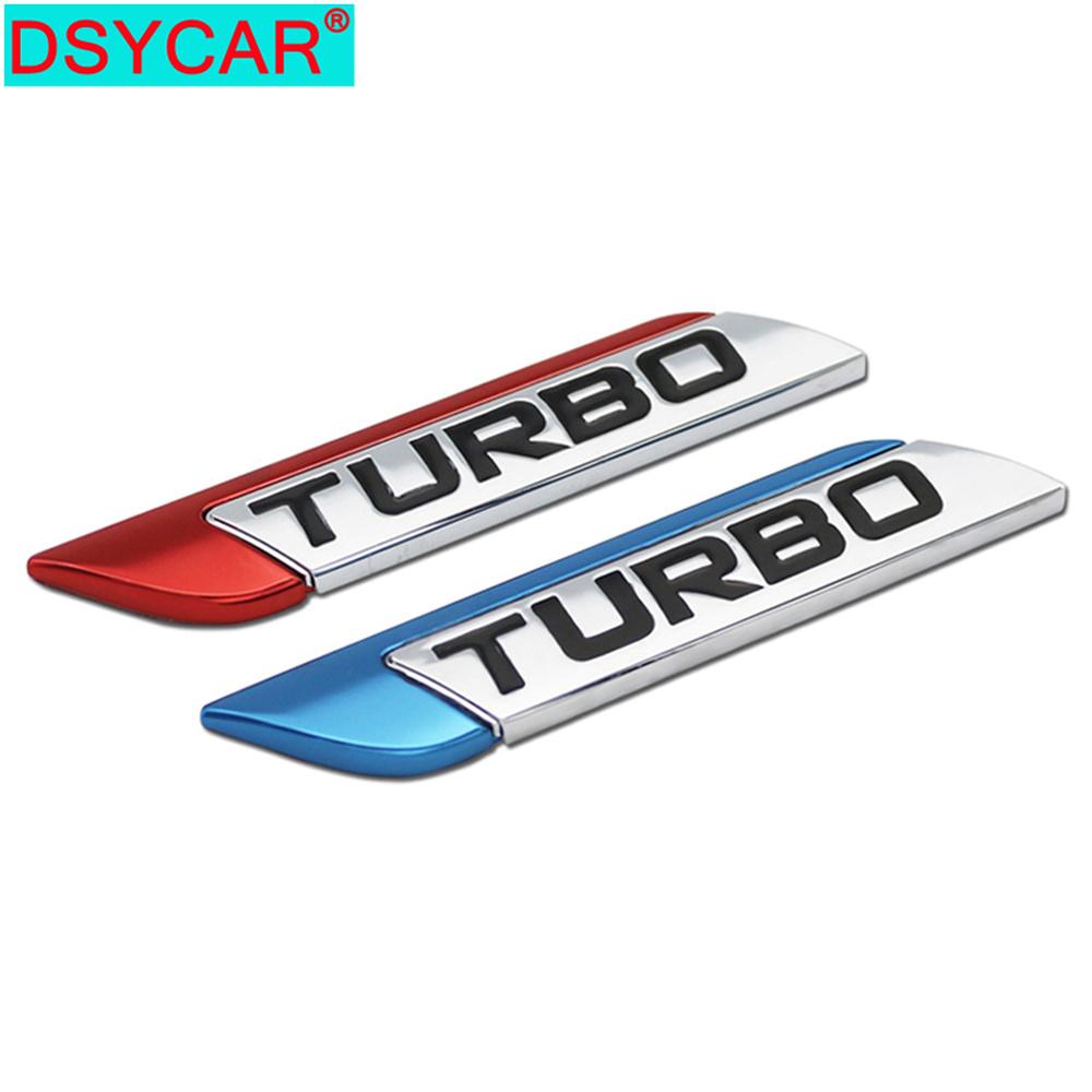 

DSYCAR 3D Металлическая наклейка с турбонаддувом для автомобиля с логотипом, эмблемой, значком, наклейками для стайлинга автомобилей, аксессуары для украшения своими руками