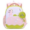 3D Dinosaur Cute Backpack Large Capacity Casual Bookbag Multi Pocket Soft Back Pad Rucksack Travel Backpack with Matching Clutch