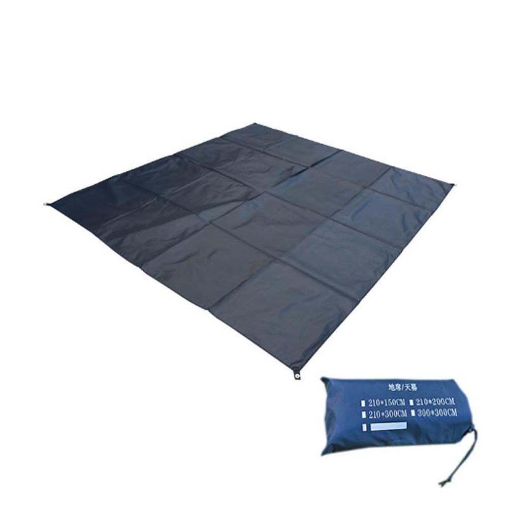 

Oxford Cloth Camping Moisture-proof Mat Waterproof Tent Ground Cloth Beach 210x150cm чёрный