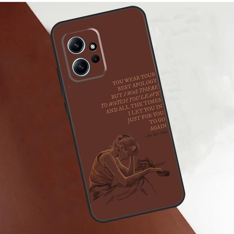All Too Well Lyrics Case For Xiaomi Redmi Note 11 9 10 12 13 14 15 Pro Plus Cover For Redmi 15 C 10C 13C 12C 14C