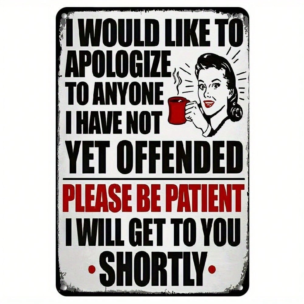 Vintage Metal Tin Sign Retro Wall Art Rustic Home Bar Decor 20x30