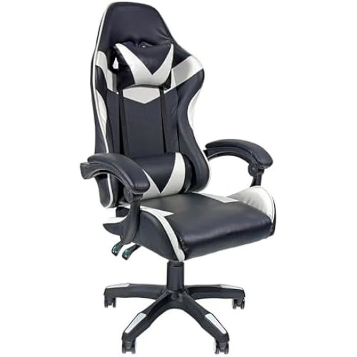 Chaise De Gaming - EDM - Multicolore - 35 X 90 X 70 Cm - Dossier 70 Cm - Accoudoirs Inclus